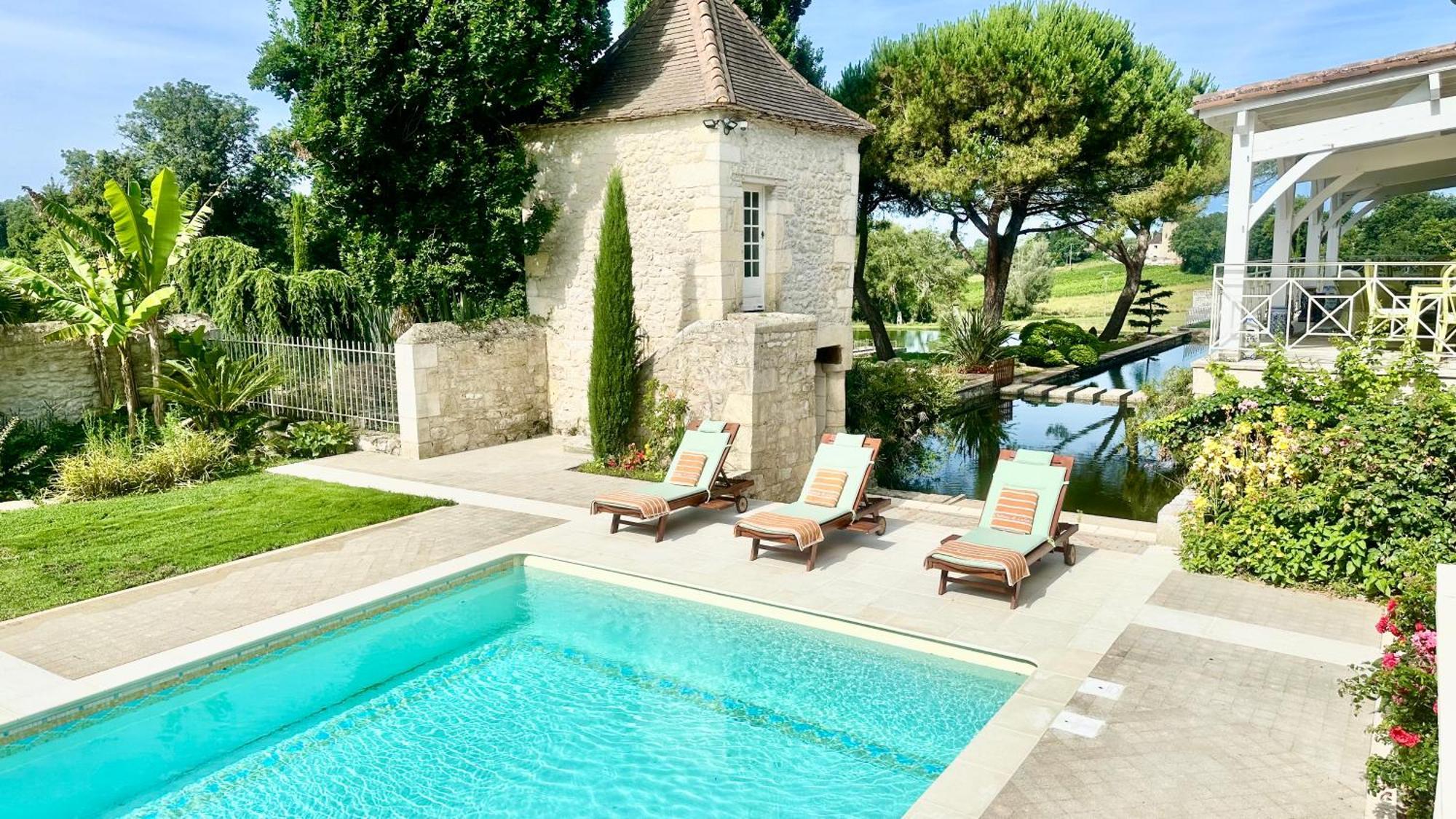 Chateau De Lafont Suites Saint-Vivien  Luaran gambar
